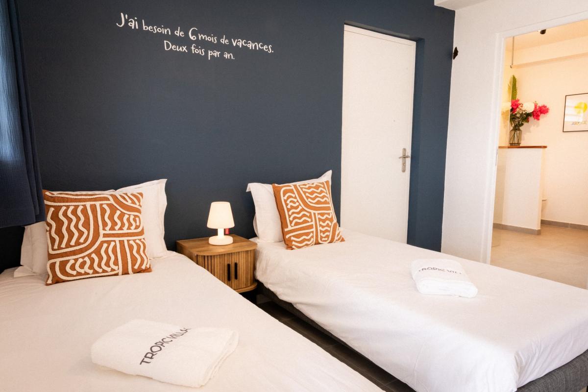 Location villa 7 chambres Anses Arlet Martinique - Chambre 4 rez de jardin